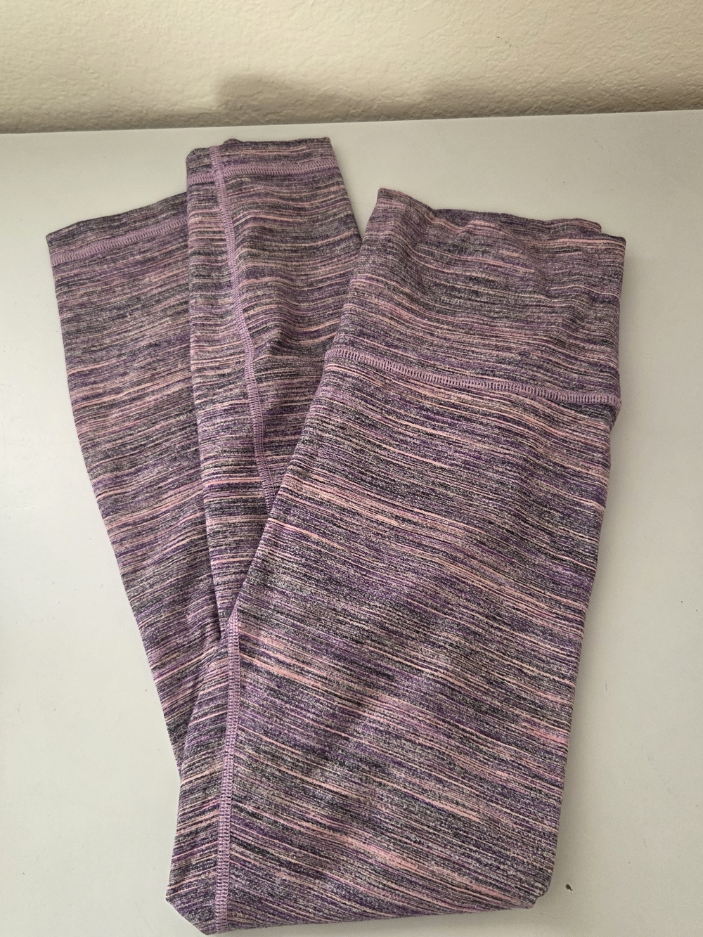 lululemon athletica Heathered Lavender and Pink Leggings